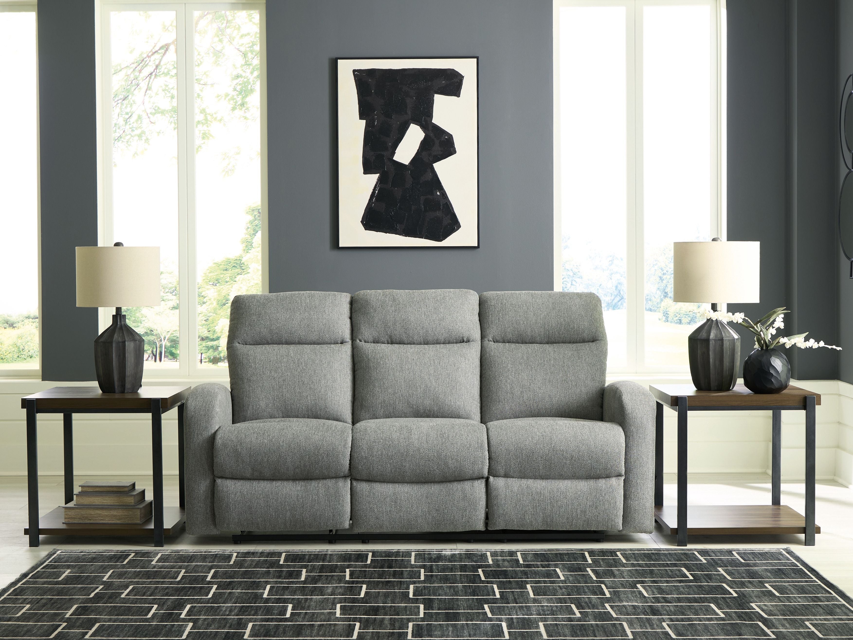 Gauntlet - Reclining Sofa - Sterling - Stylish Home Furniture