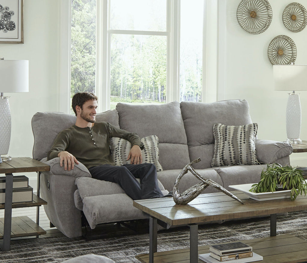 Sadler - Lay Flat Reclining Sofa - Stylish Home Furniture