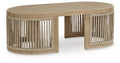 Serena Shores - Rectangular Cocktail Table - Beige - Stylish Home Furniture
