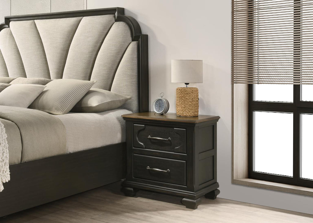 B080 - Nightstand - Charcoal Black - Stylish Home Furniture