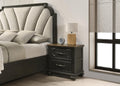 B080 - Nightstand - Charcoal Black - Stylish Home Furniture