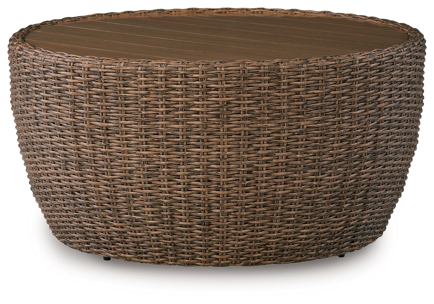 Double Point - Round Cocktail Table - Beige - Stylish Home Furniture