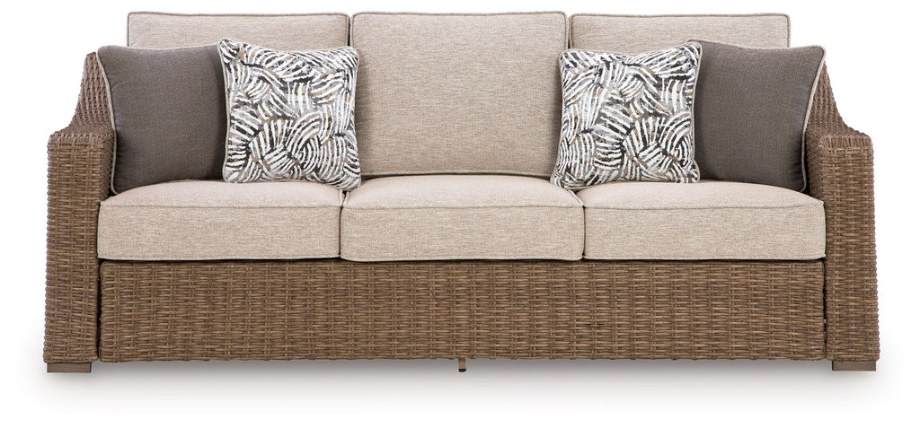 Laguna Heights - Sofa With Cushion - Beige - Stylish Home Furniture