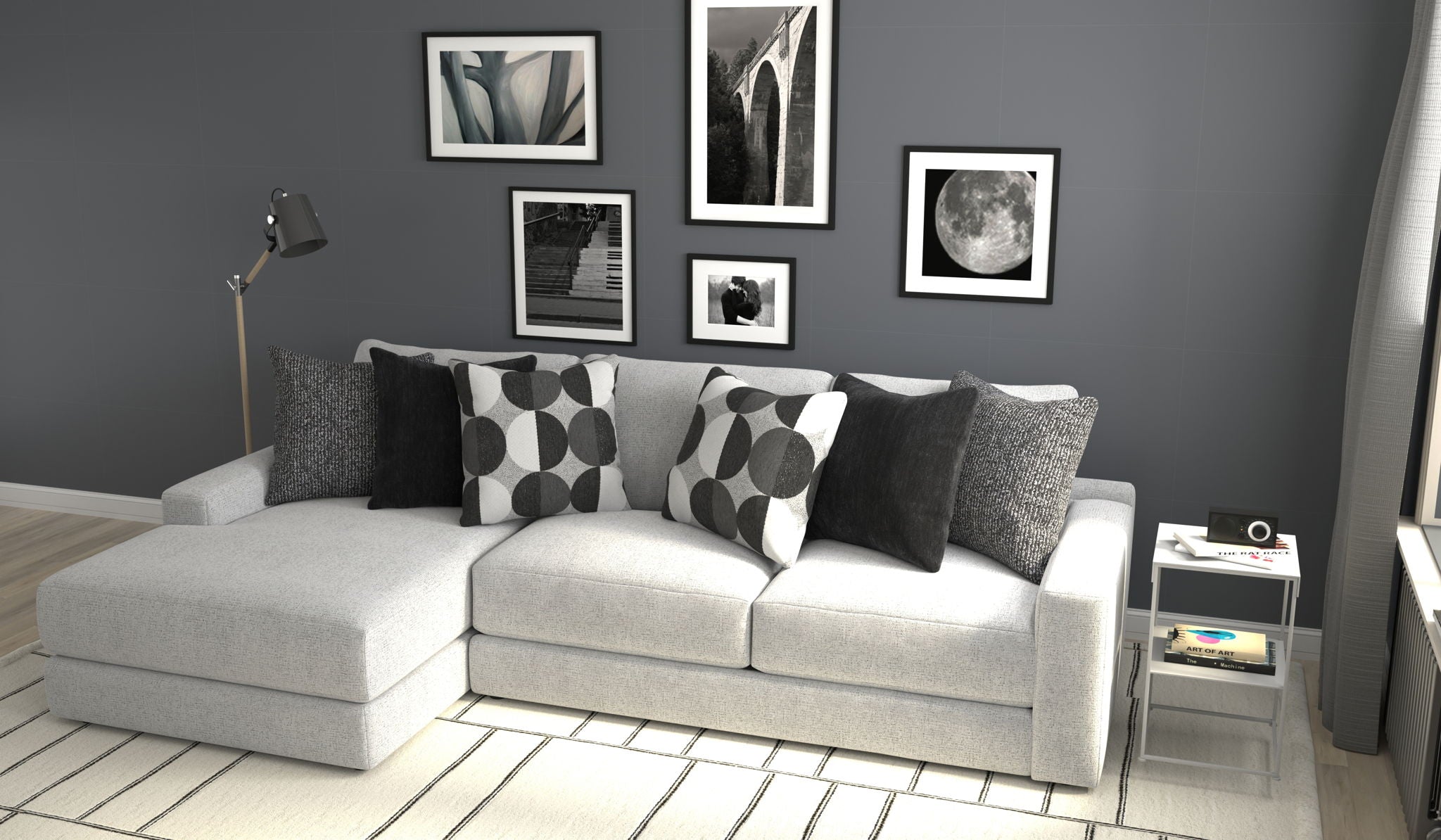 Arlo - Oversized Sofa Chaise - Stylish Home Furniture