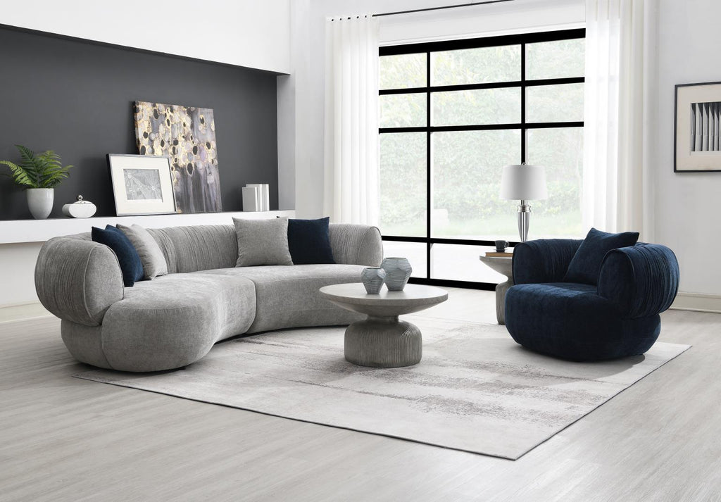 U307 - Accent Chair - Blue - Stylish Home Furniture