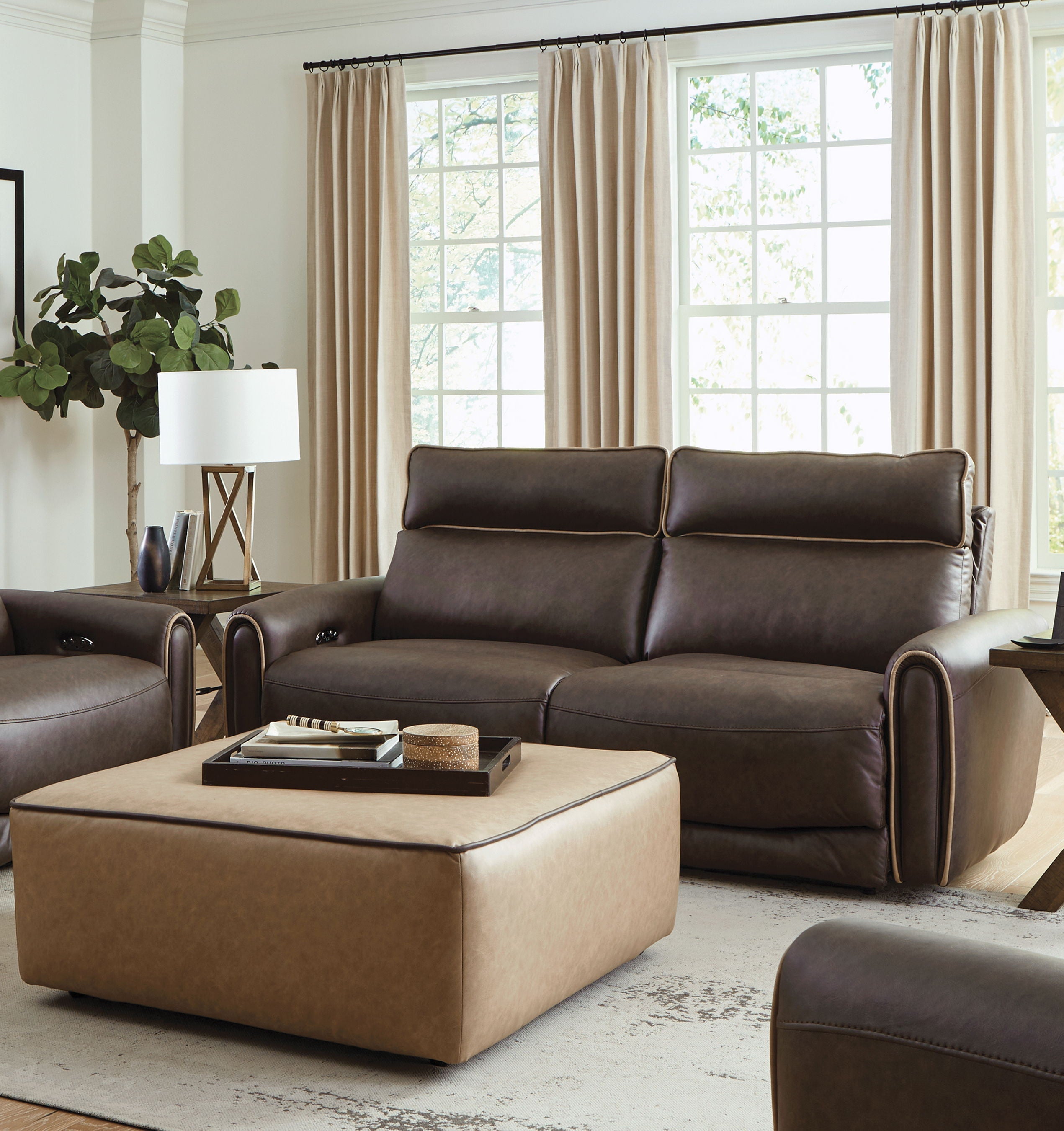 Nico - Power Headrest Reclining Sofa - Stylish Home Furniture