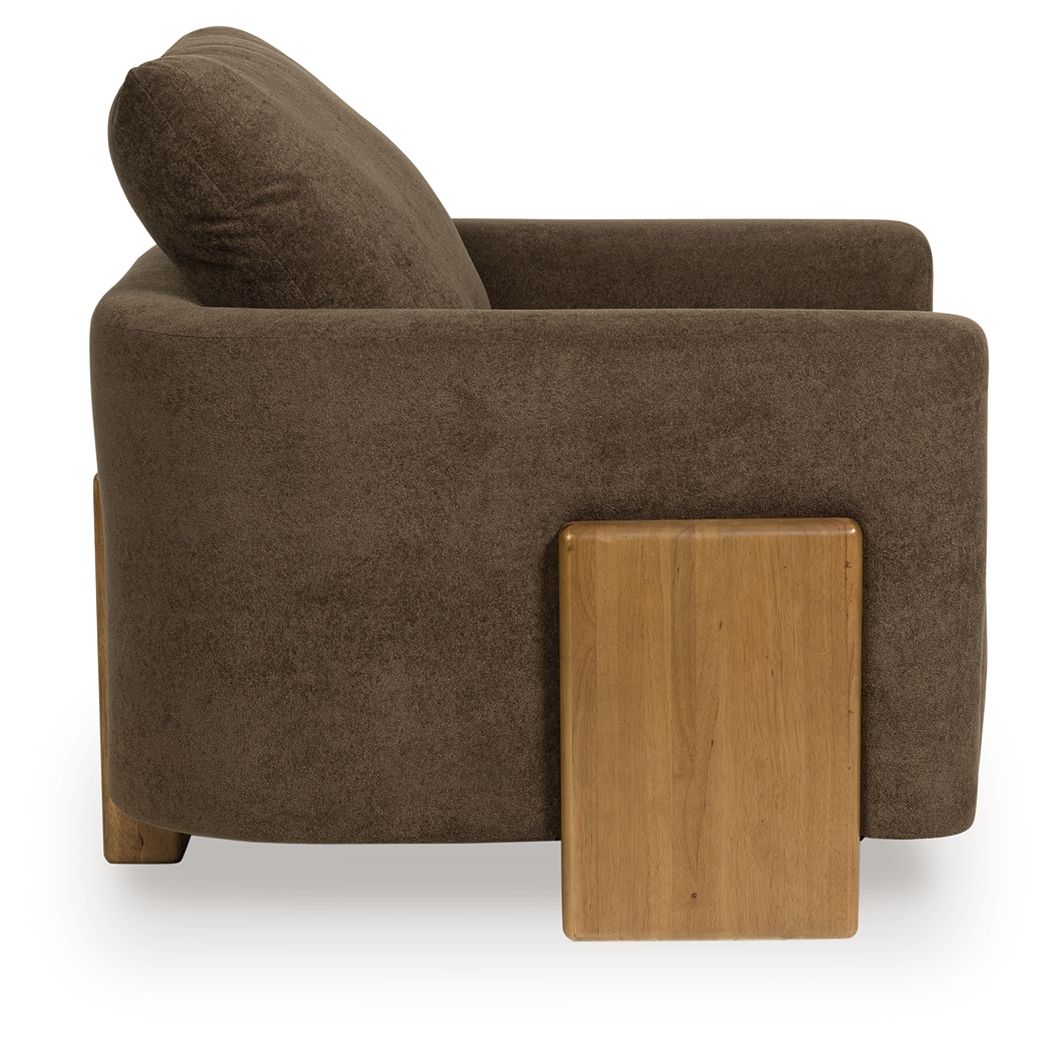 Dairlett - Accent Chair - Brown - Stylish Home Furniture
