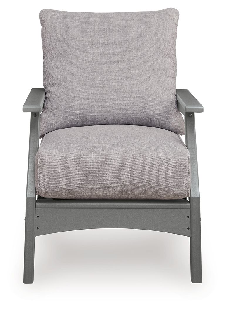 Cove Beach - Lounge Chair With Cushion (Set of 2) - Gray - Stylish Home Furniture