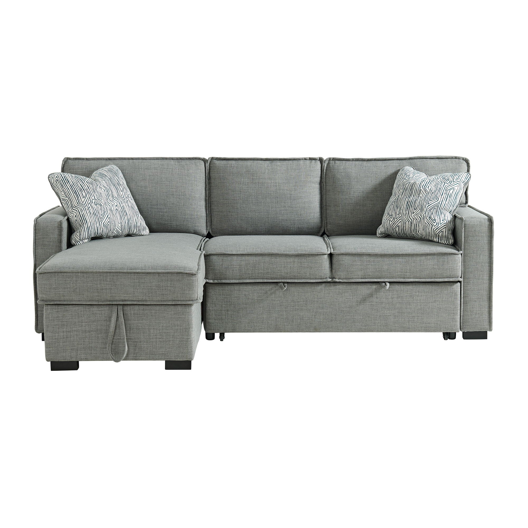 Caracas - Sectional Sleeper Chofa With Pull Bed, Drop Table & USB - Stylish Home Furniture