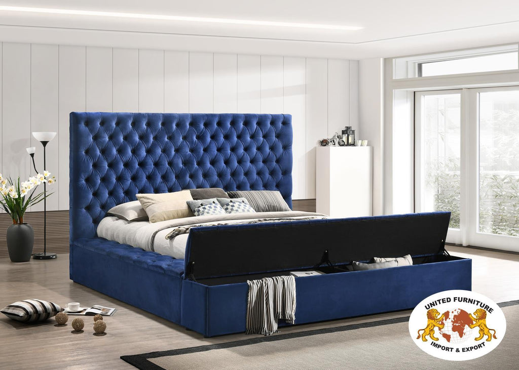 B564 - Velvet Bed - Stylish Home Furniture