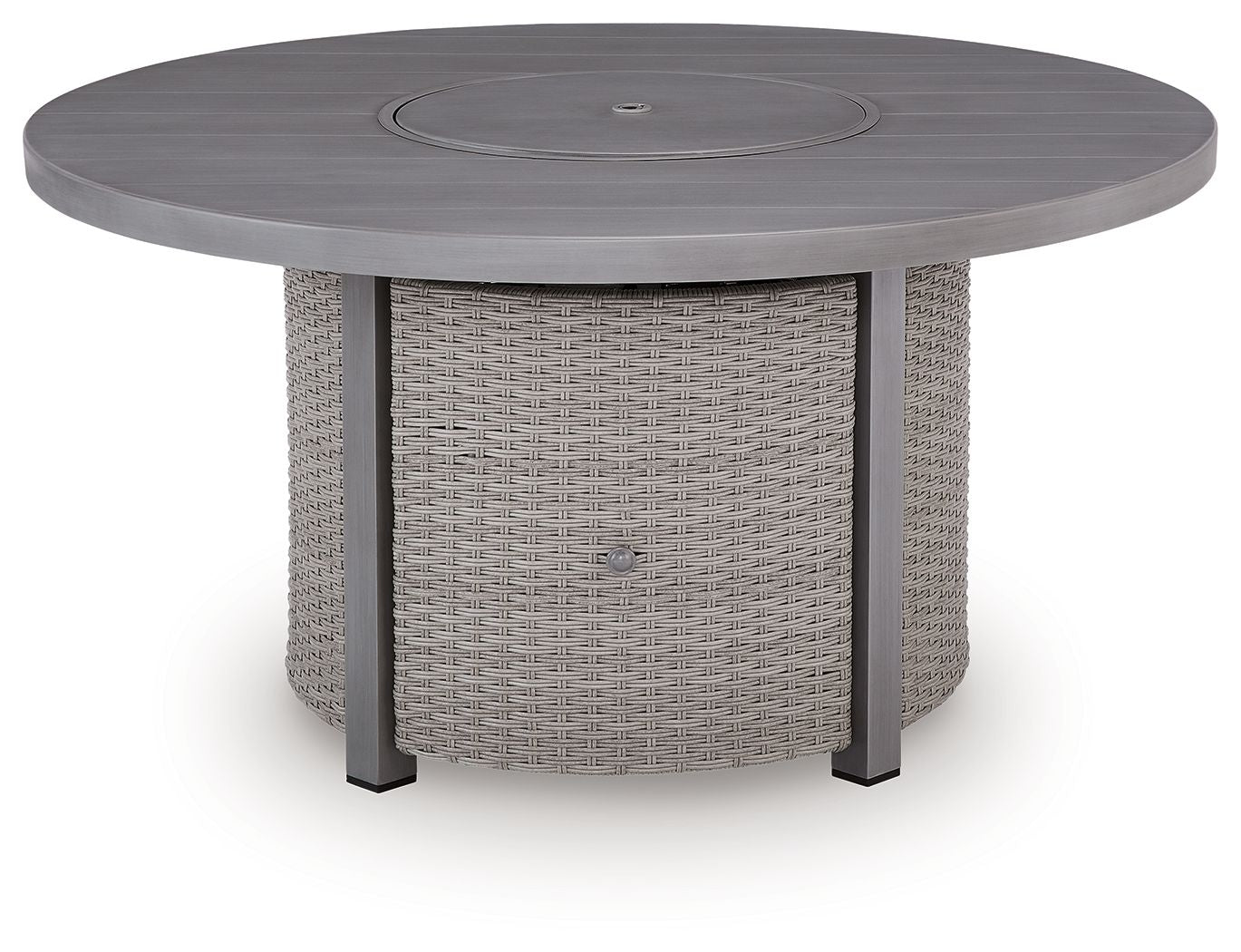 Half Moon Beach - Round Fire Pit Table - Gray - Stylish Home Furniture