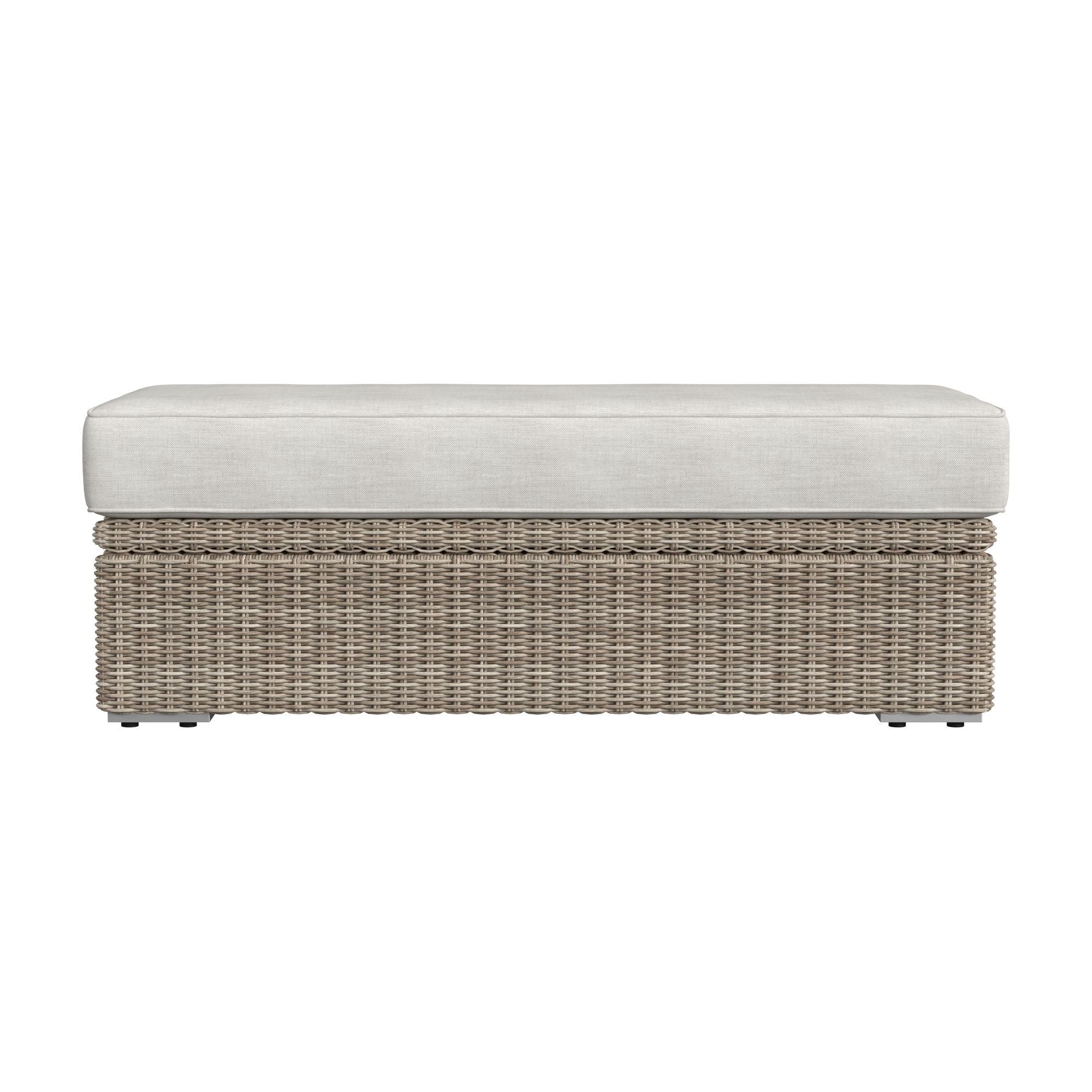 Carmona - Ottoman - Natural - Stylish Home Furniture