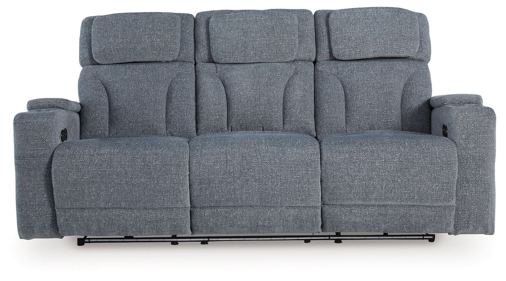 Studio Cave - Power Reclining Sofa - Steel - Stylish Home Furniture