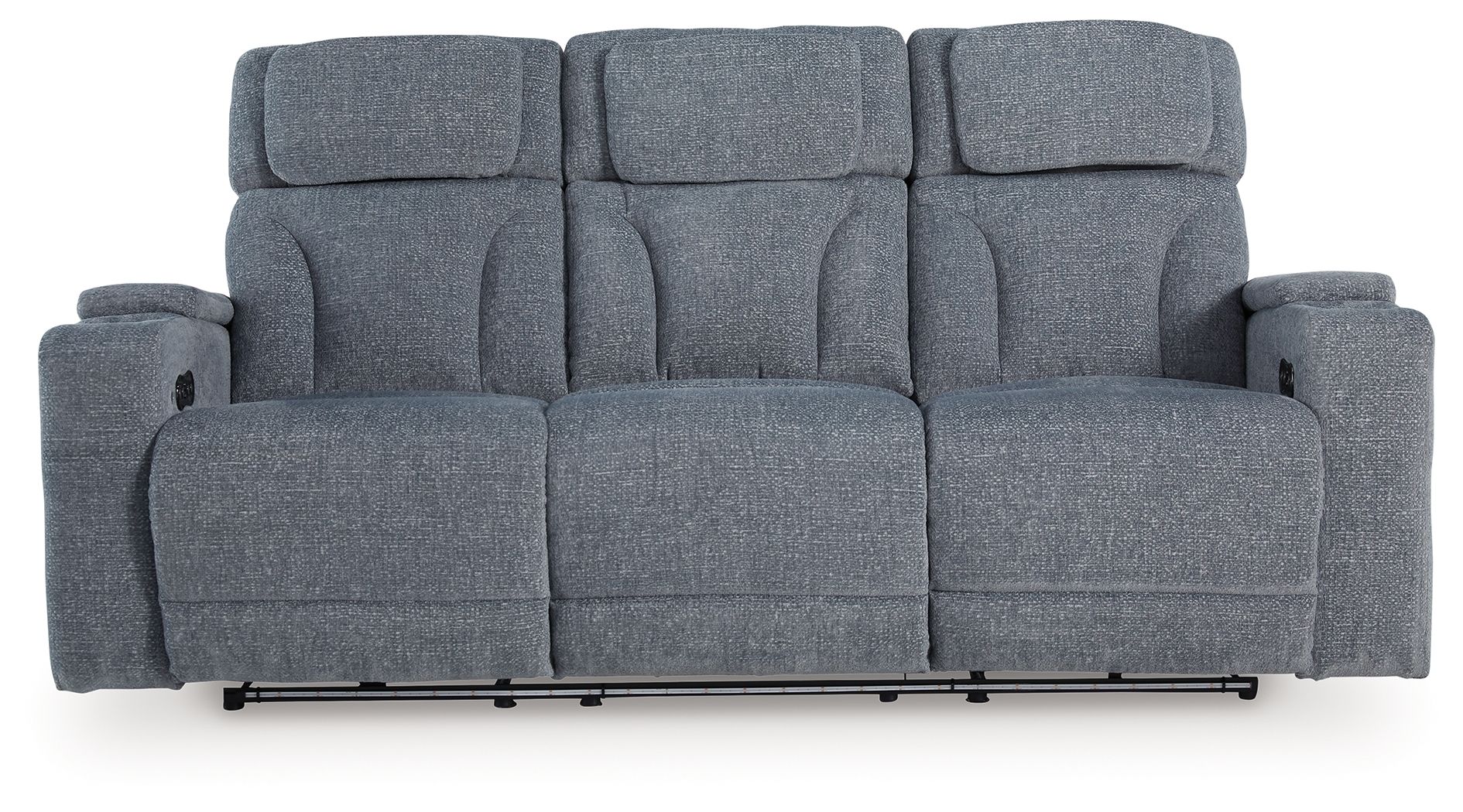 Studio Cave - Power Reclining Sofa - Steel - Stylish Home Furniture