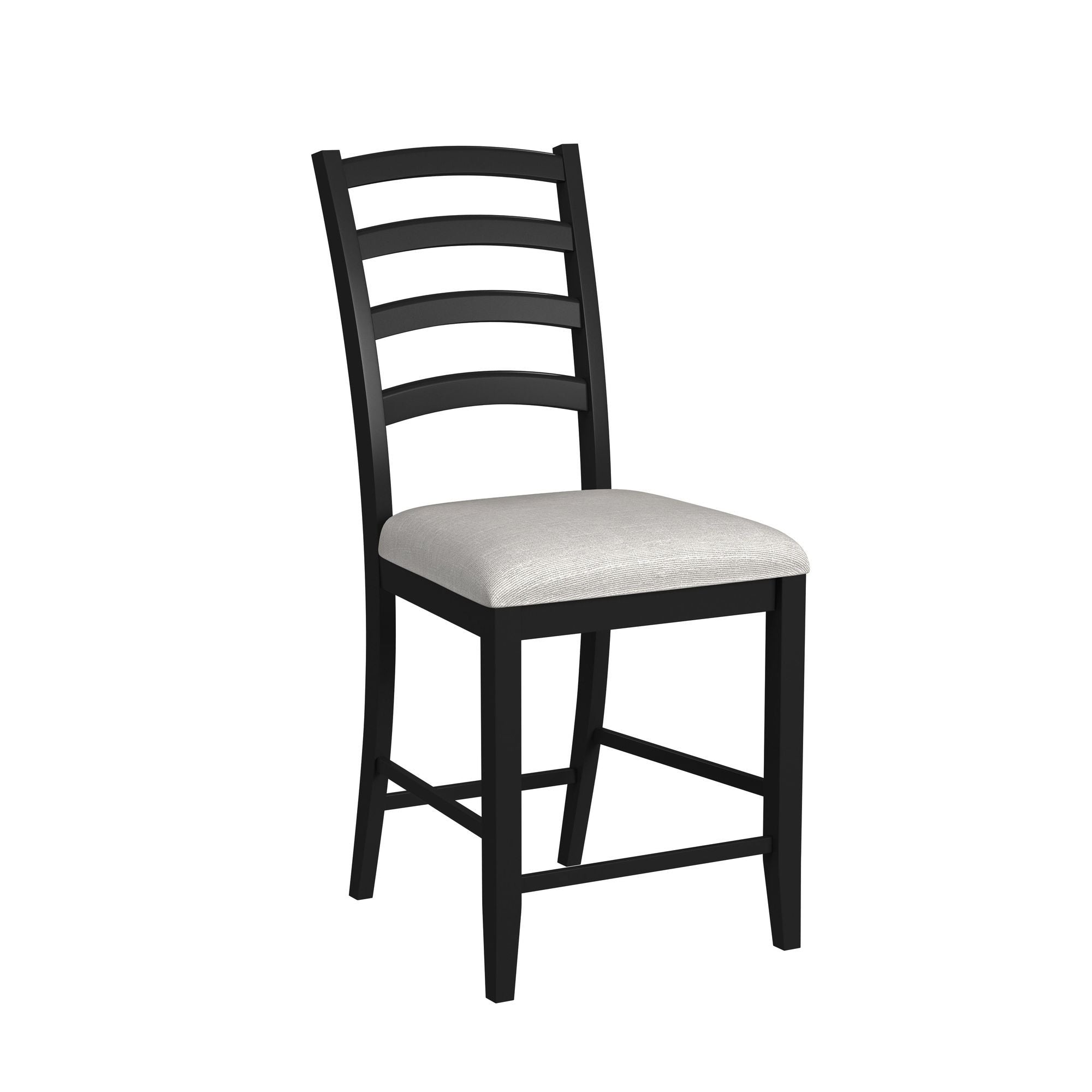 Tulane - 5 Piece Dining Set (Counter Table & 4 Counter Chairs) - Oak & Black - Stylish Home Furniture