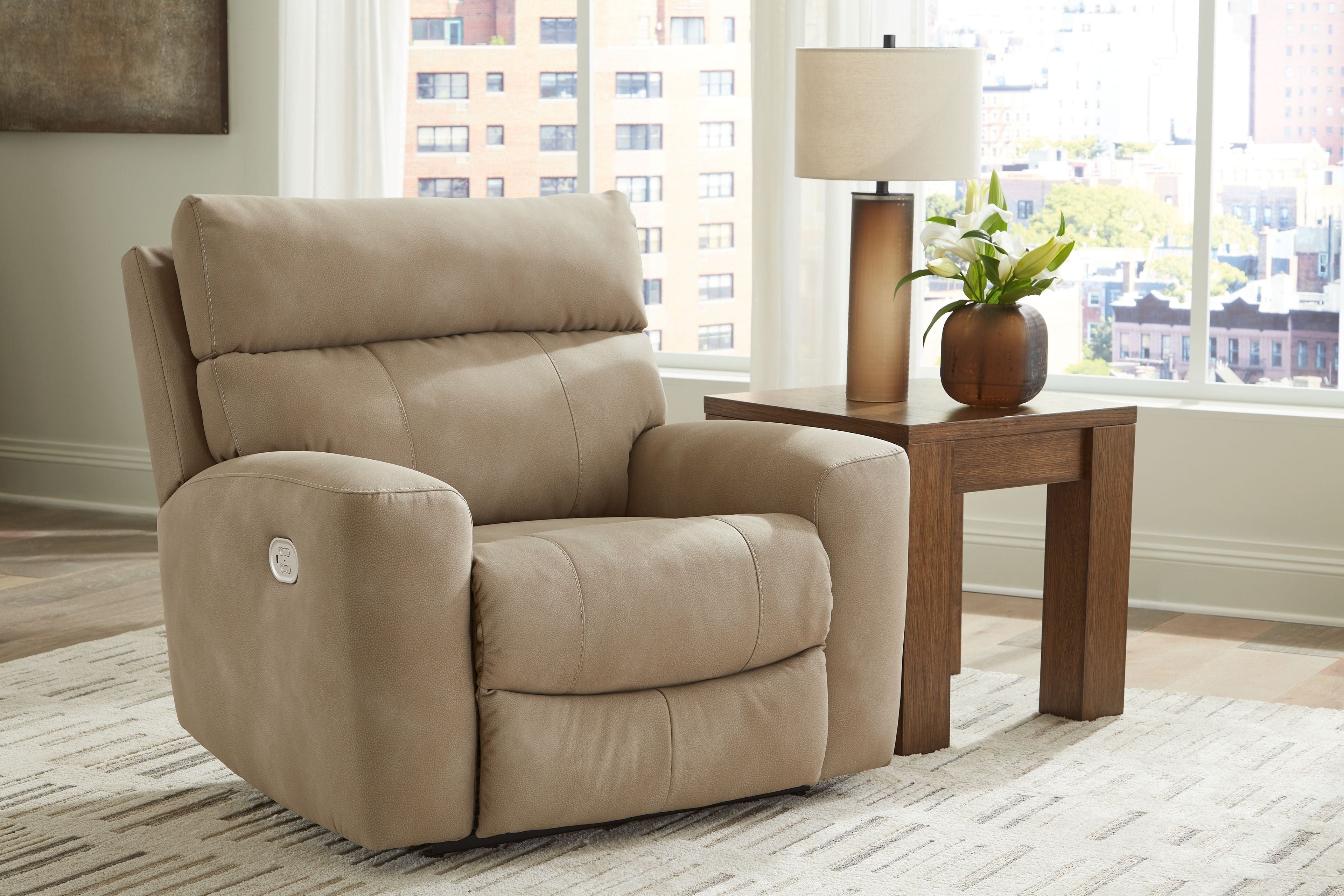 Next-Gen Durapella - Power Recliner With Adj Headrest - Stylish Home Furniture