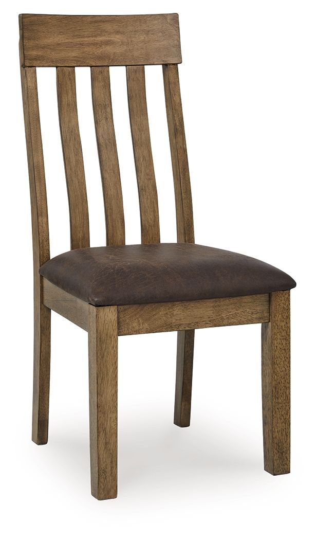 Urbinforte - Dining Upholstered Side Chair (Set of 2) - Light Brown - Stylish Home Furniture