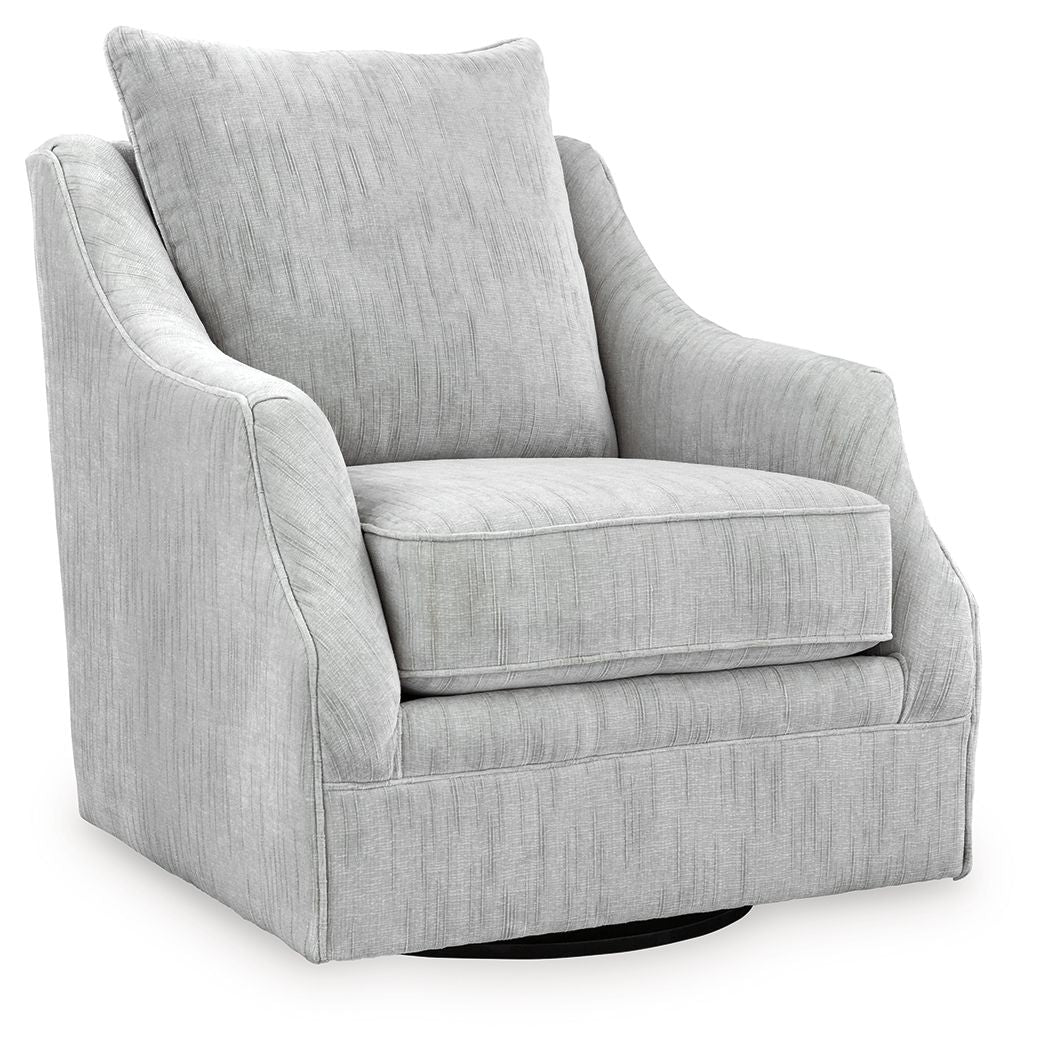 Gubbins - Swivel Accent Chair - Gray - Stylish Home Furniture