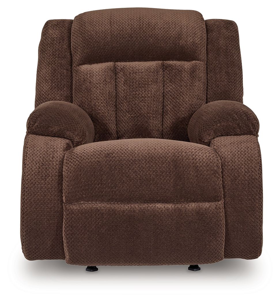 Free Wake - Power Rocker Recliner - Chocolate - Stylish Home Furniture
