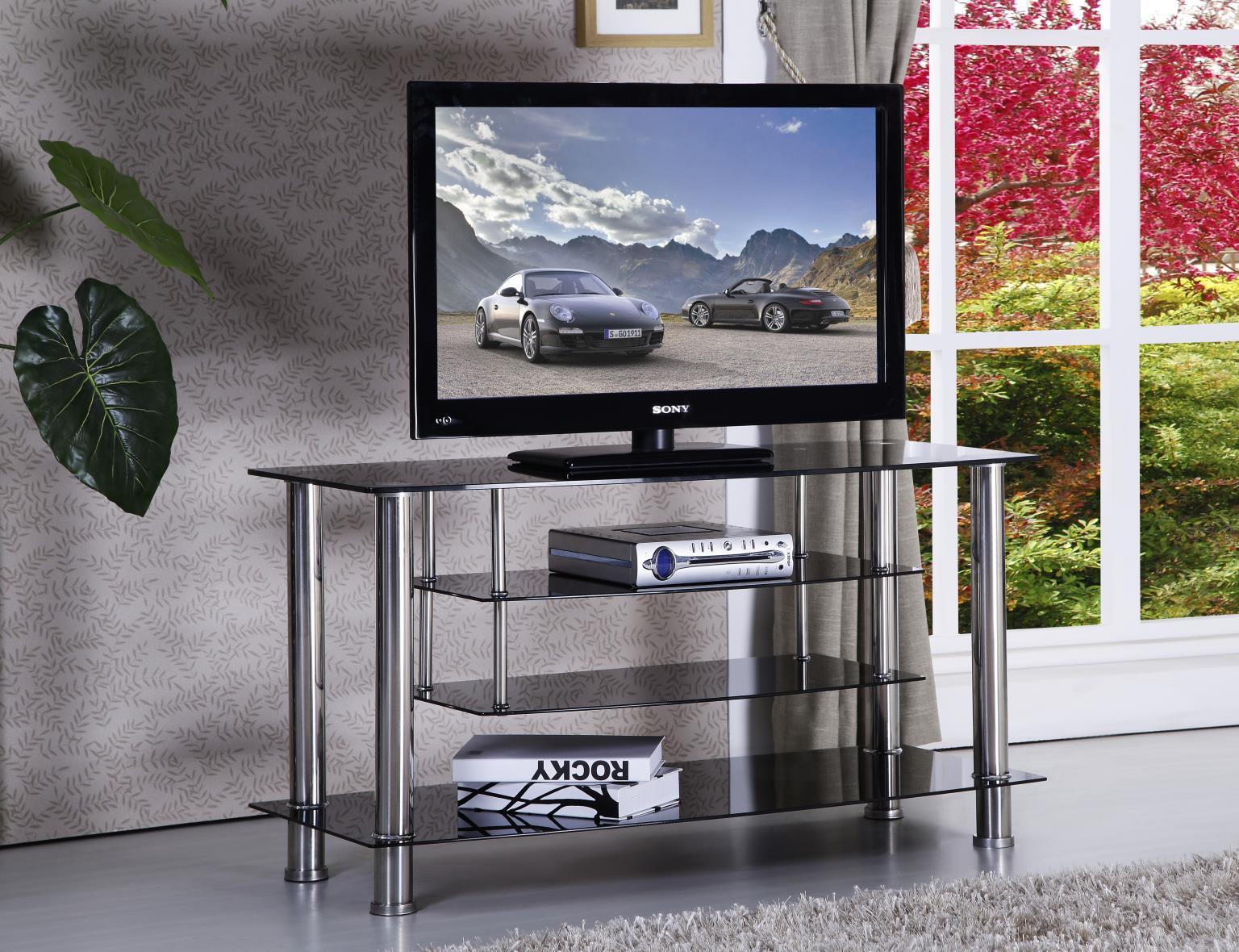 W502 - TV Stand - Black - Stylish Home Furniture