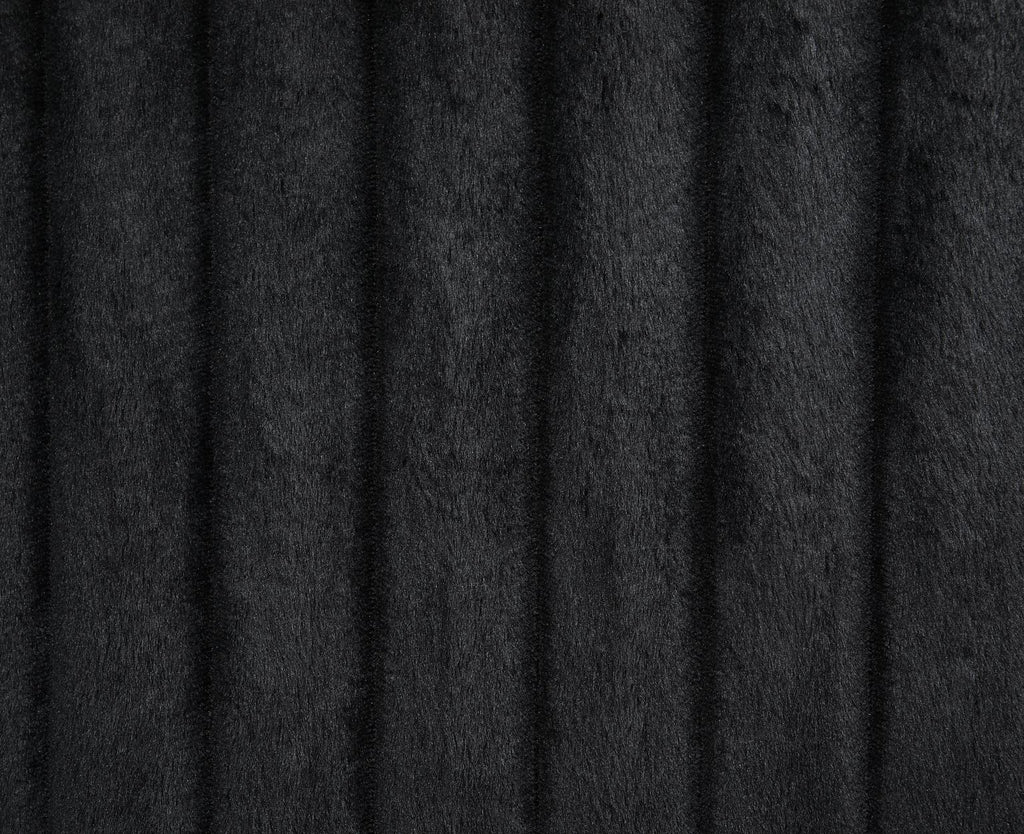 U112 - Corduroy Motion Loveseat - Black - Stylish Home Furniture