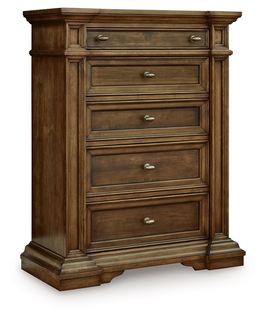 Frantanna - Five Drawer Chest - Brown - Stylish Home Furniture