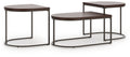 Vanmore - Occasional Table Set (Set of 3) - Dark Brown - Stylish Home Furniture