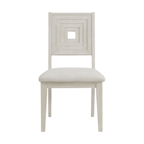 Avalanche - Dining Side Chair (Set of 2) - Antique White - Stylish Home Furniture