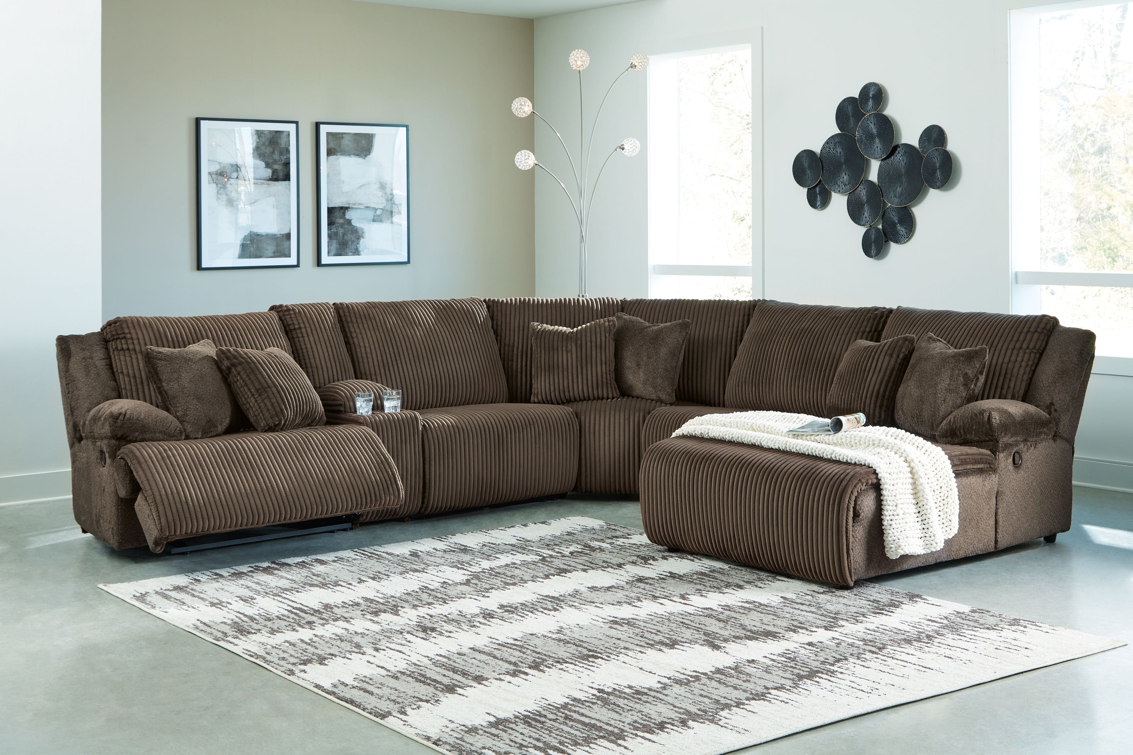 Top Tier - Reclining Sectional - Stylish Home Furniture