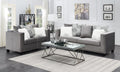 U513 - Loveseat - Shimmer Silver - Stylish Home Furniture