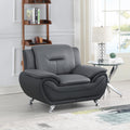 U485 - Chair - Gray / Black - Stylish Home Furniture