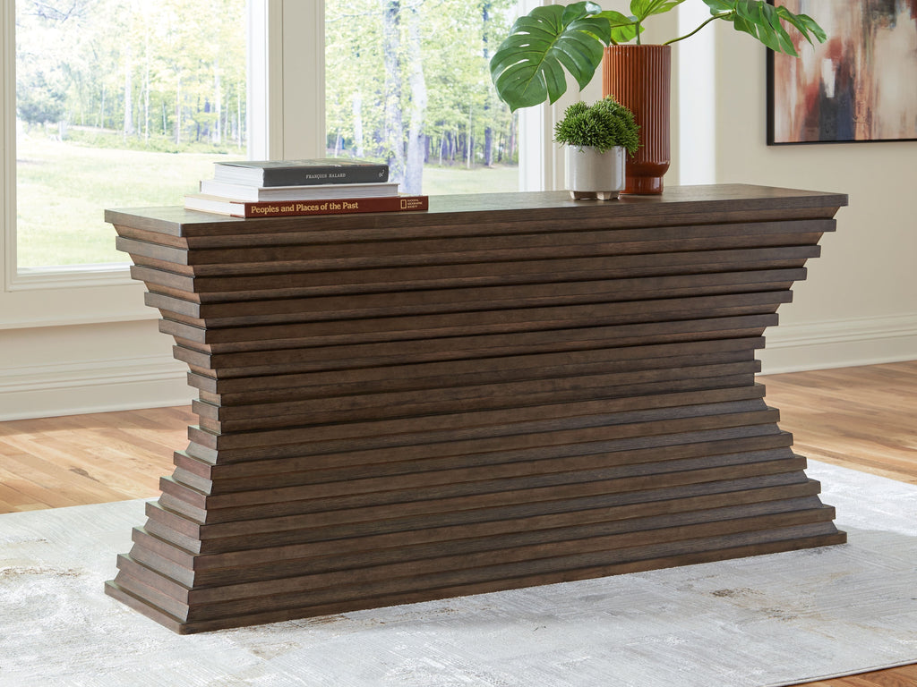 Hannodream - Sofa Table - Warm Brown - Stylish Home Furniture