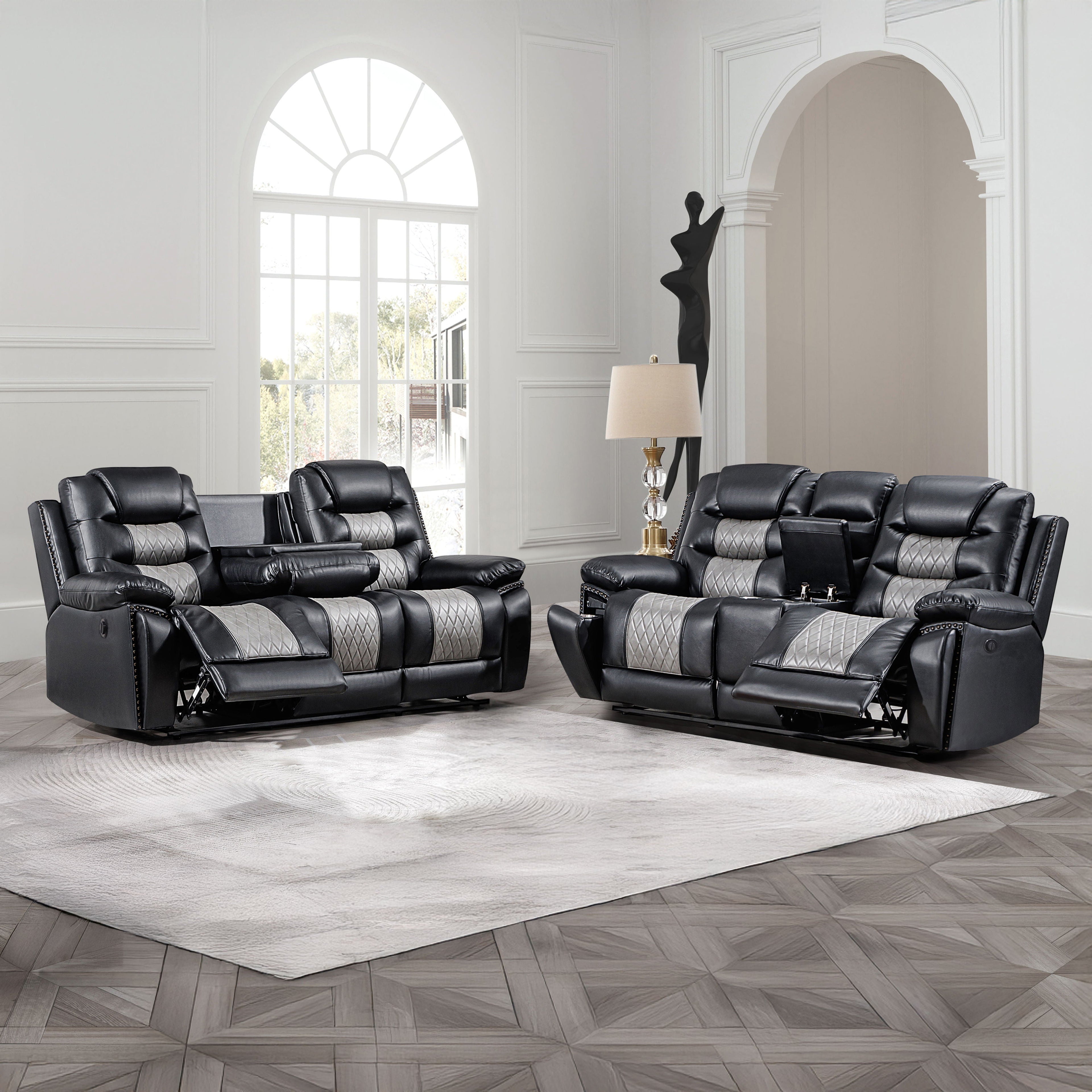 Nikko - Reclining Sofa Set - Stylish Home Furniture