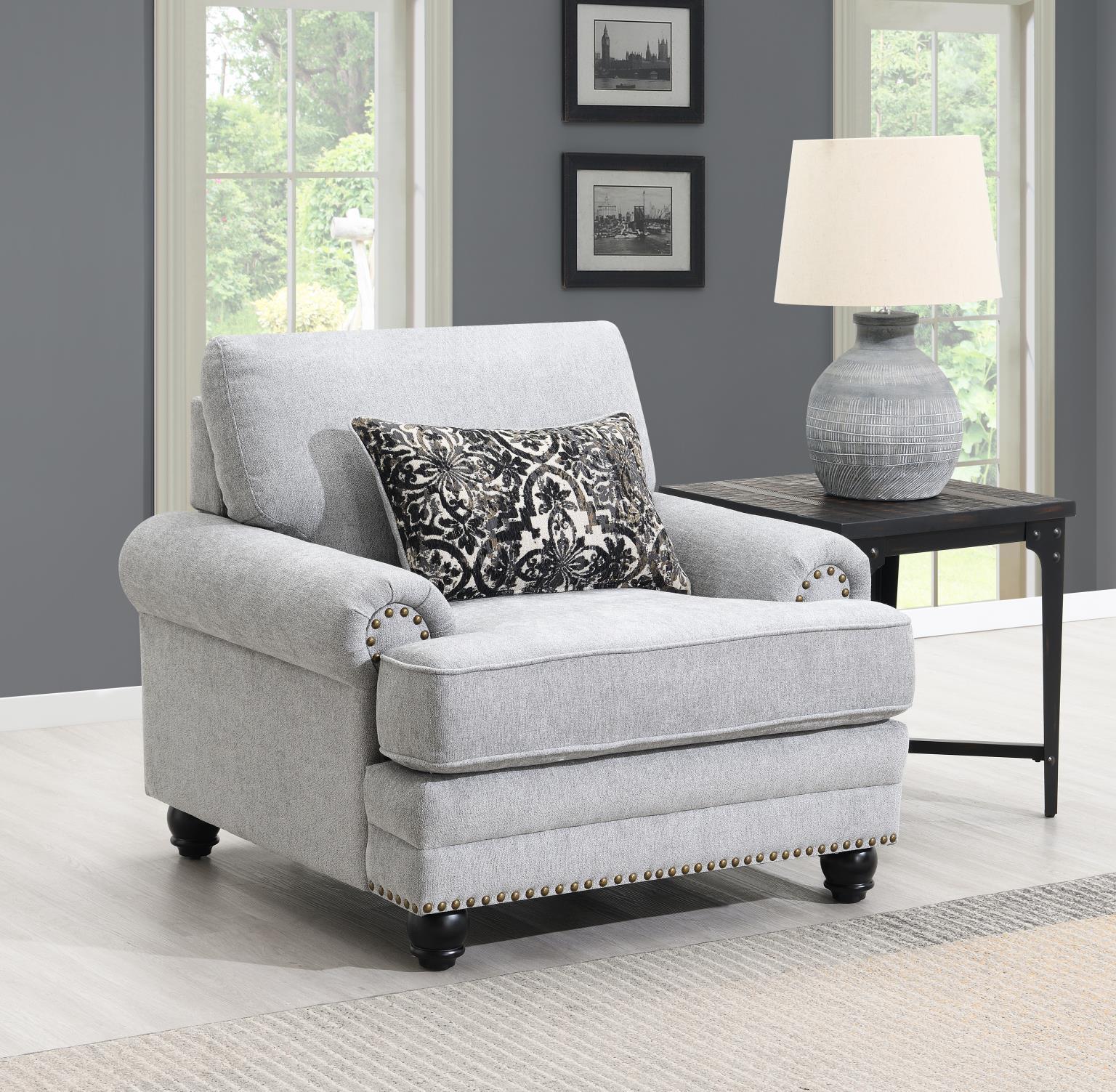 U237 - Chair - Gray - Stylish Home Furniture