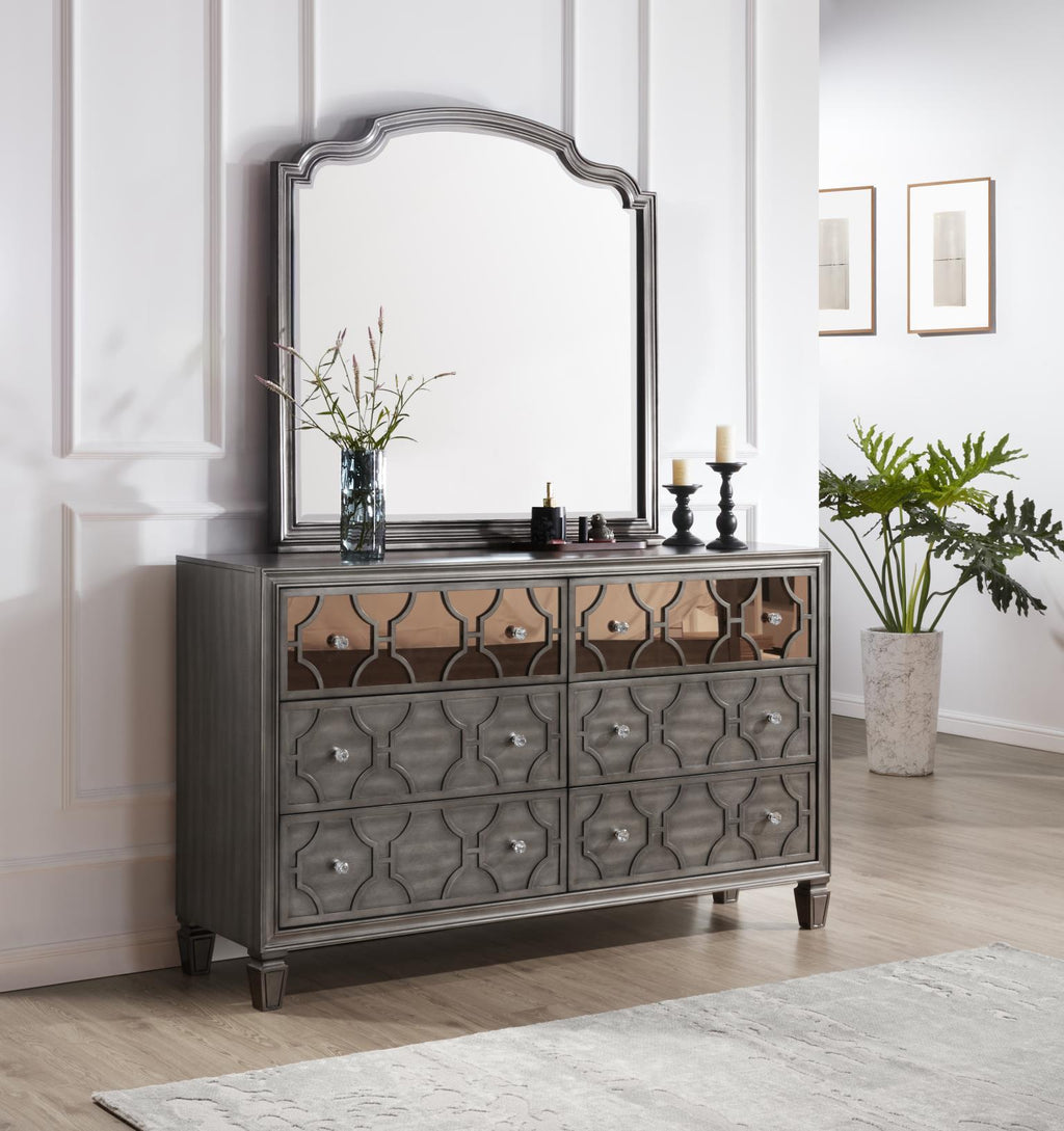 B086 - Dresser - Gray - Stylish Home Furniture