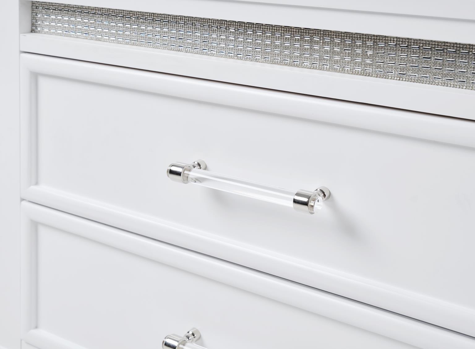 B045 - LED Chest - White - Stylish Home Furniture