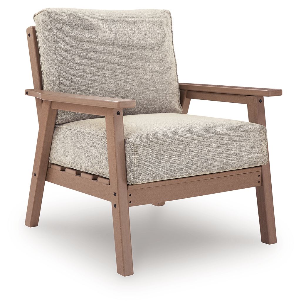 Grover Beach - Lounge Chair With Cushion (Set of 2) - Driftwood - Stylish Home Furniture