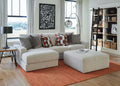 Arlo - Oversized Sofa Chaise With Cocktail Ottoman - Stylish Home Furniture