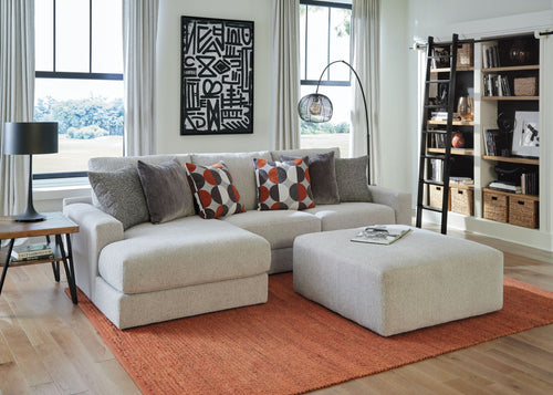 Arlo - Oversized Sofa Chaise With Cocktail Ottoman - Stylish Home Furniture