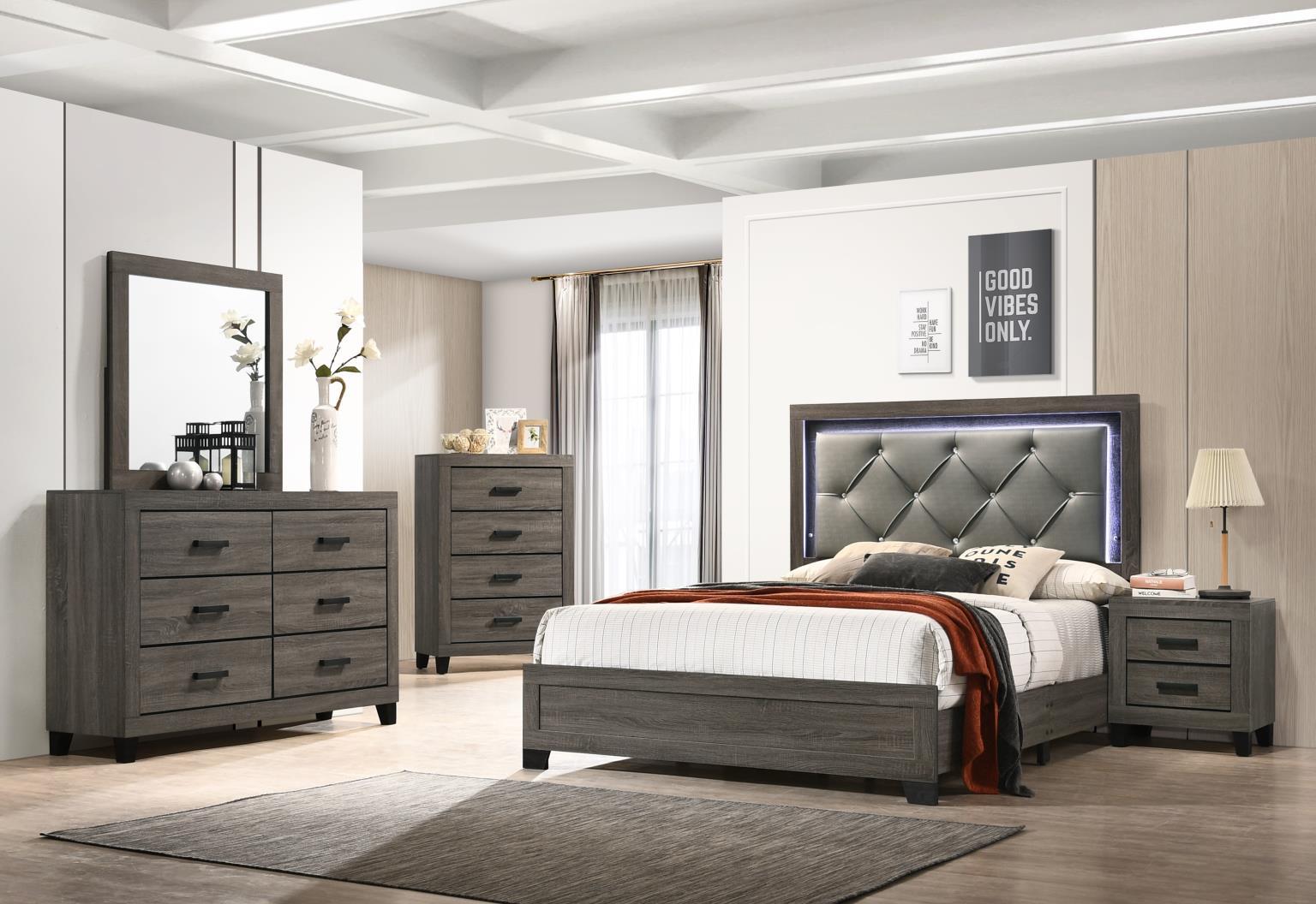 B376 - Dresser - Gray - Stylish Home Furniture