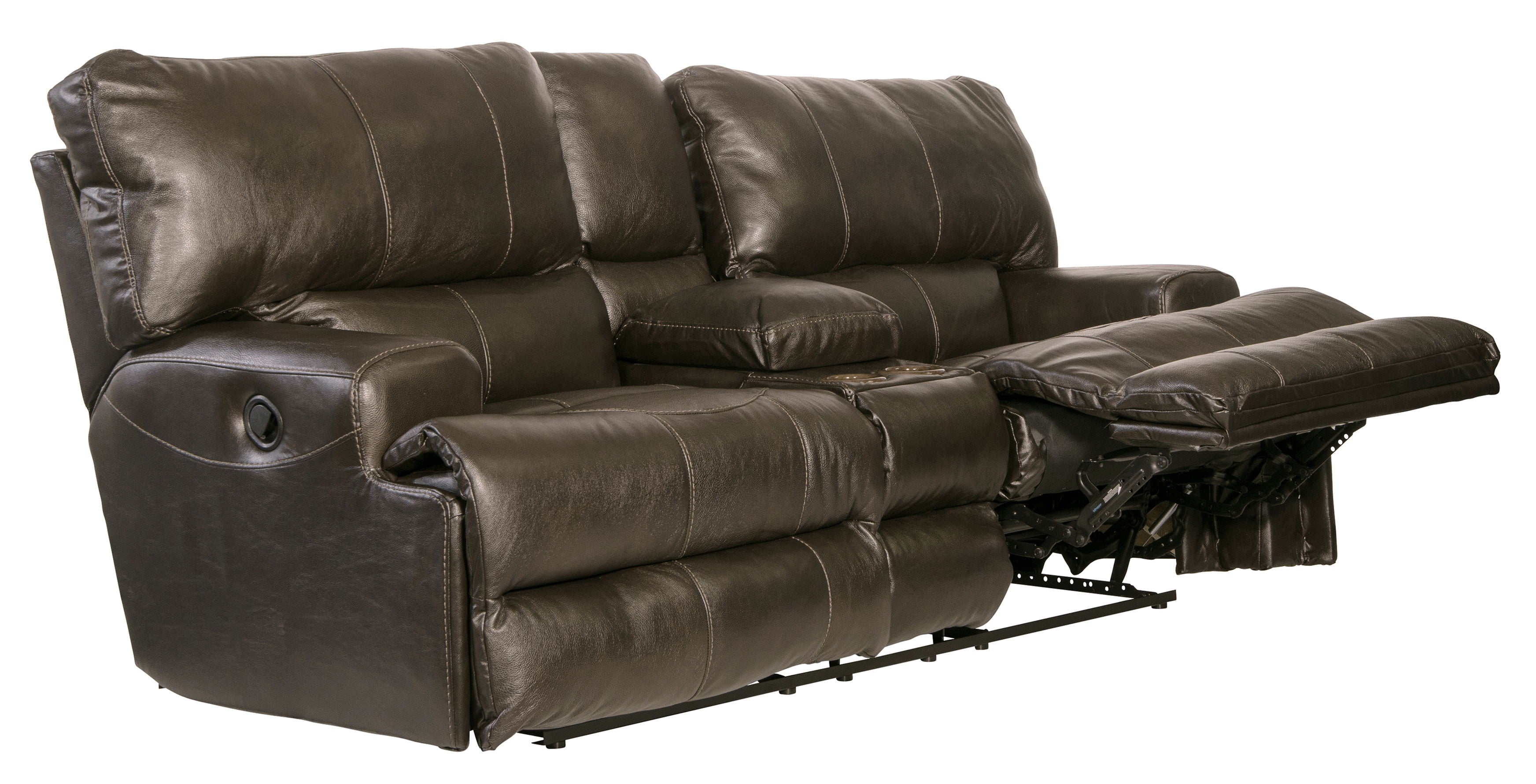 Wembley - Lay Flat Reclining Console Loveseat - Stylish Home Furniture