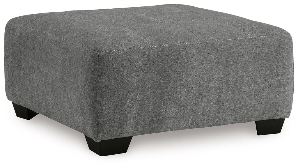 Birkdale Court - Oversized Accent Ottoman - Gray - Stylish Home Furniture