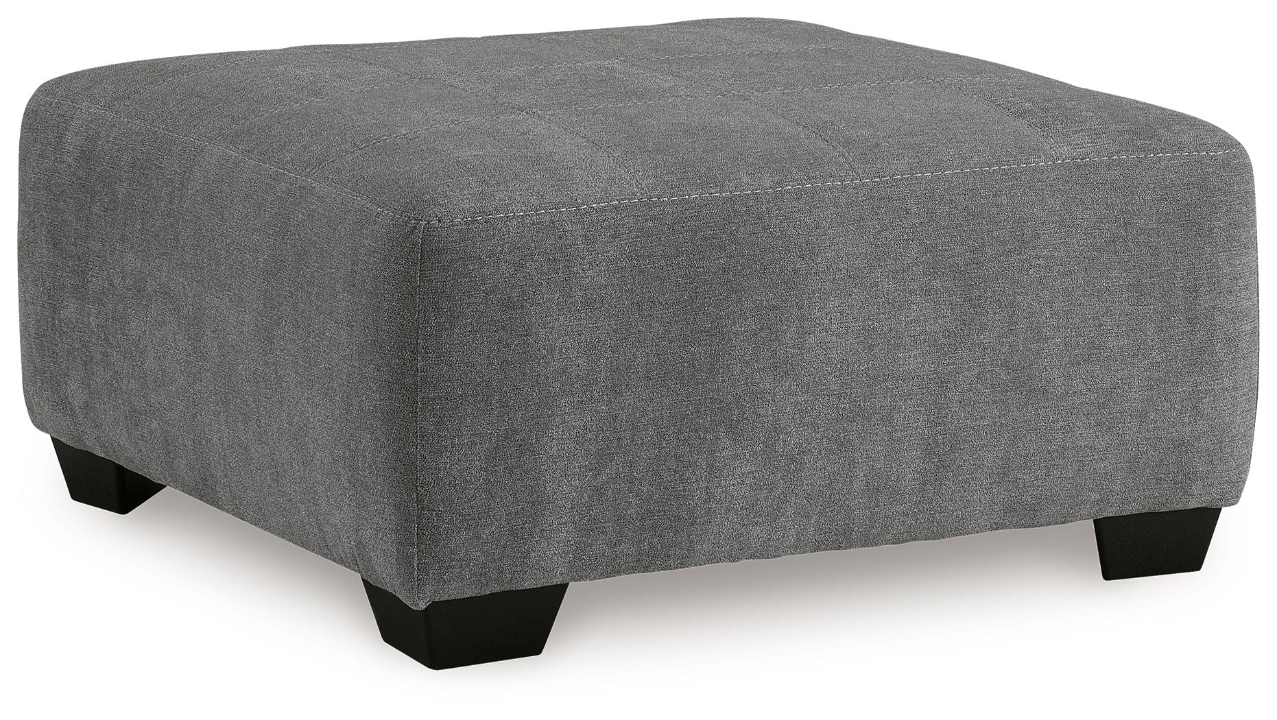 Birkdale Court - Oversized Accent Ottoman - Gray - Stylish Home Furniture