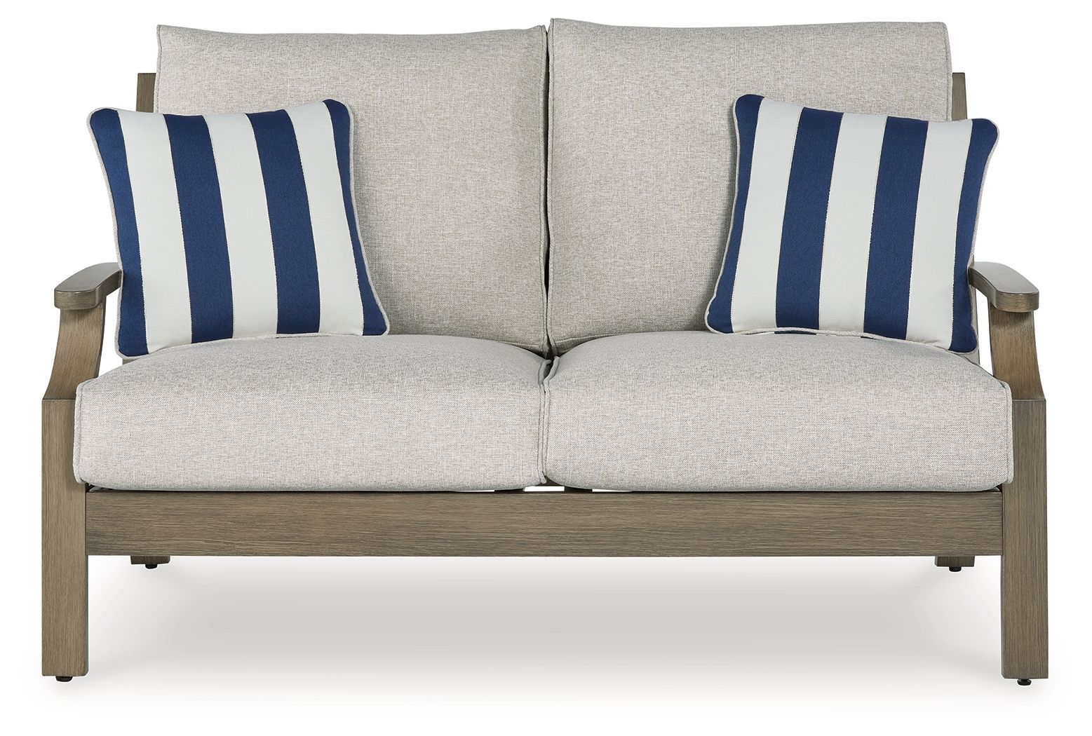 Rainier Ranch - Loveseat With Cushion - Brown / Beige - Stylish Home Furniture