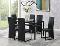 D228 - Dining Side Chair (Set of 2) - Black - Stylish Home Furniture