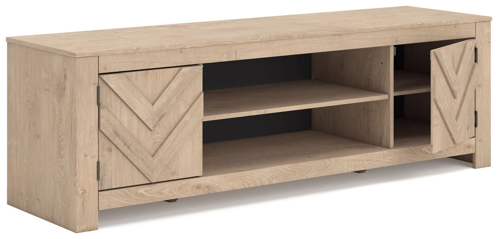 Cayboni - LG TV Stand With Fireplace Option - Stylish Home Furniture