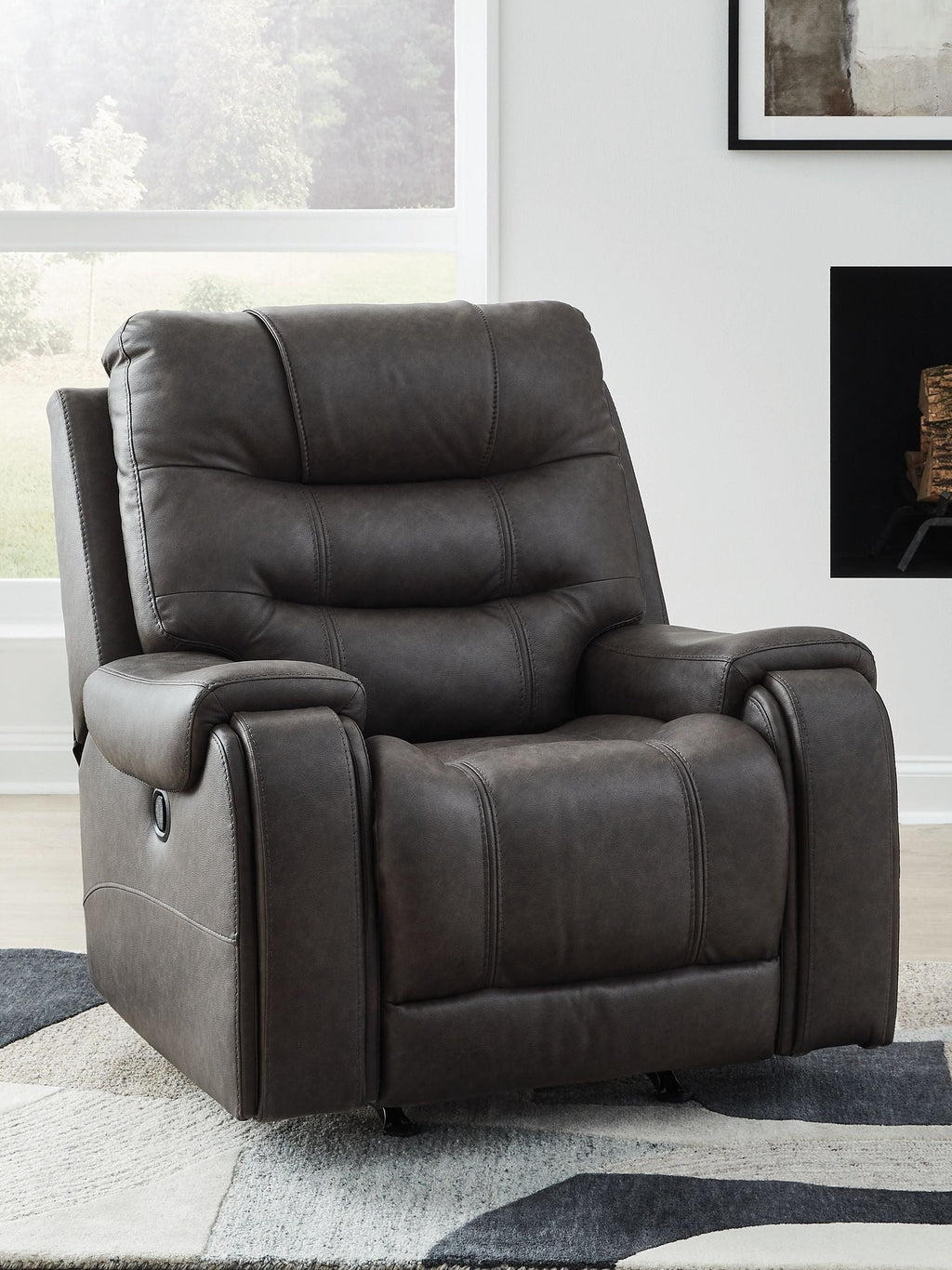 Femley - Rocker Recliner - Smoke - Stylish Home Furniture