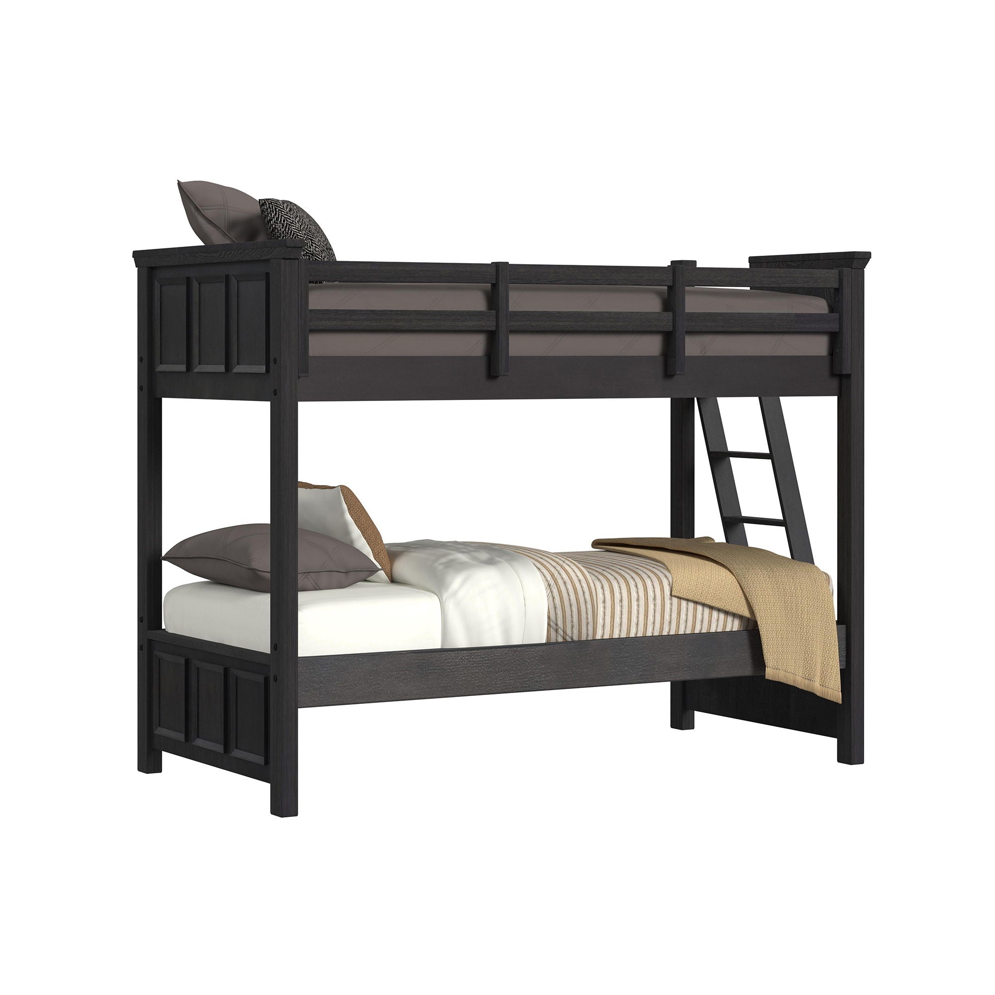 Hampton Kids - Bunk With Ladder Bedroom Set - Stylish Home Furniture