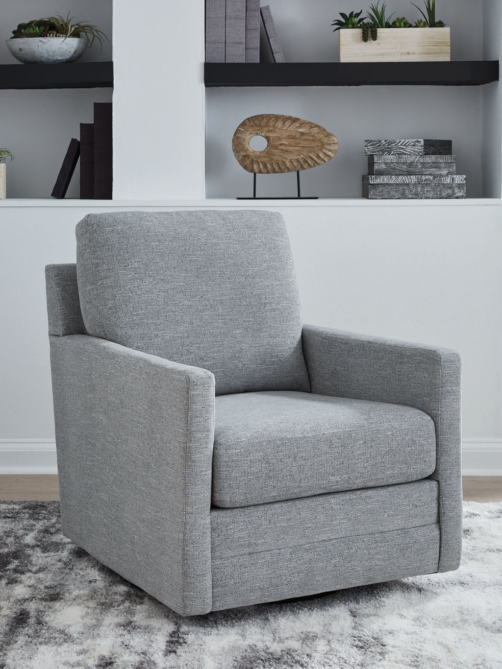 Freybourne Next-Gen Nuvella - Swivel Accent Chair - Stylish Home Furniture
