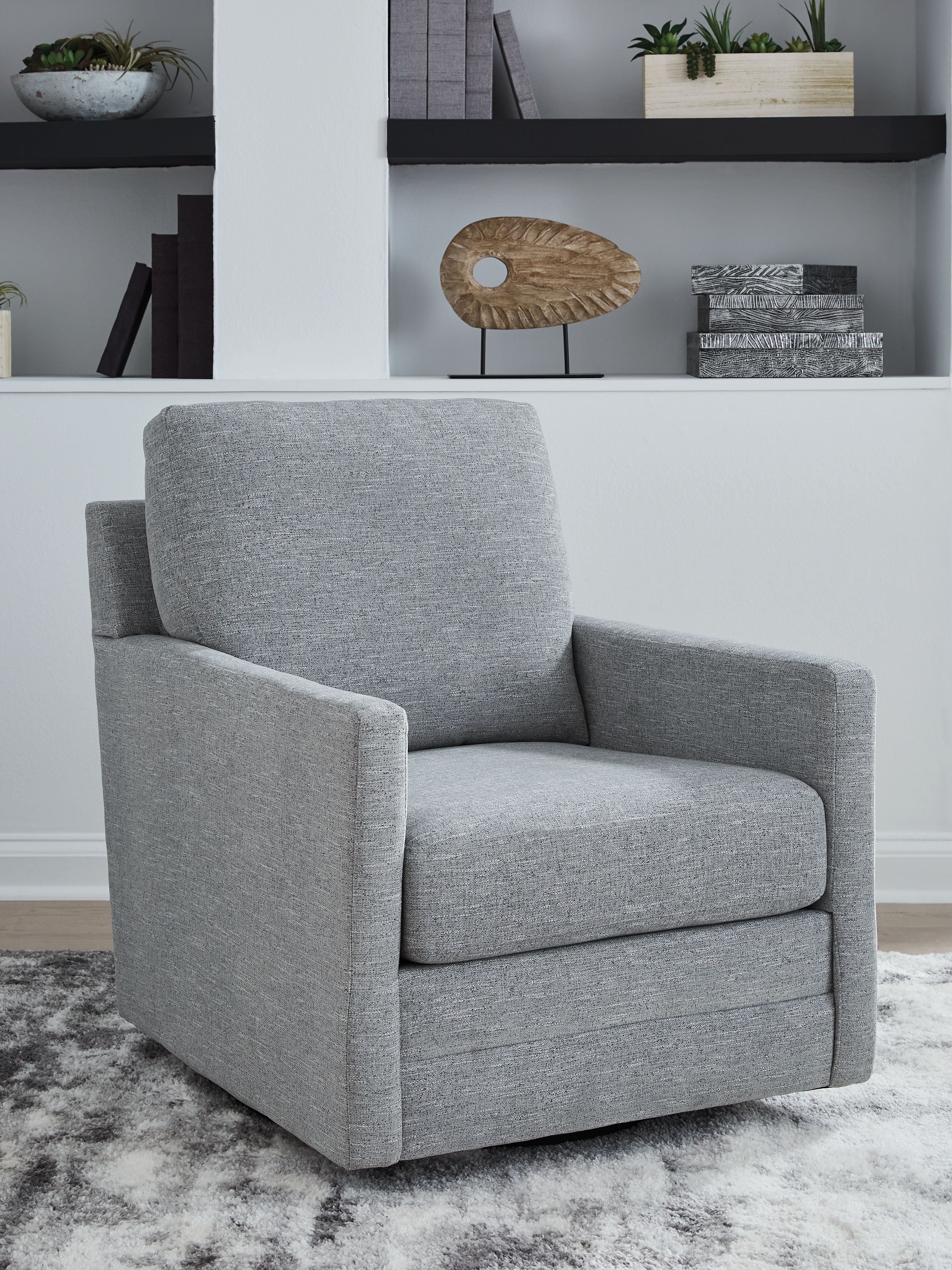 Freybourne Next-Gen Nuvella - Swivel Accent Chair - Stylish Home Furniture